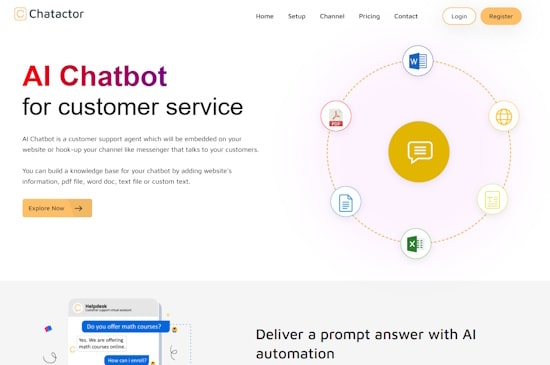 chatactor: Customer service AI chatbot